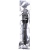 All Black All Juodas Ridged Silicone Hygiene System 27cm - Flexible Shower Attachment