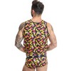Anais Men Accesories Anais Men Banana Top L - Sleeveless Lycra Shirt with Banana Print