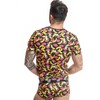 Anais Men Accesories Anais Men Banana Print Lycra T-Shirt S - Soft, Fitted, European Design