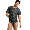 Anais Men Accesories Anais Men Benito T-Shirt M - Fitted European Design, Juodas