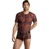 Anais Men Accesories ANAIS MEN CHILL T-Shirt XL - Soft Juodas Mesh, Colorful Print