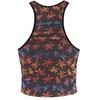 Anais Men Accesories ANAIS Men Chill Top S Juodas Mesh Colorful Print Holiday Palms