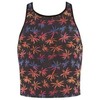Anais Men Accesories ANAIS Men Chill Top S Juodas Mesh Colorful Print Holiday Palms