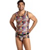 Anais Men Accesories ANAIS MEN Comics Top L - Classic Sleeveless Modal Shirt with Print