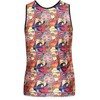 Anais Men Accesories ANAIS Men Comics Top XL - Classic Sleeveless Fitted Shirt, Comic Print