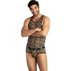 Anais Men Accesories Anais Men Mercury Top XL - Microfiber Briefs with Animal Print, Comfort Fit