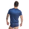 Anais Men Accesories Mėlyna ANAIS Men Naval Navy Mėlyna Mesh T-Shirt XL with Satin Stripes