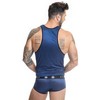 Anais Men Accesories Mėlyna ANAIS MEN Naval Top XL - Navy Mėlyna Tulle with Satin Stripes