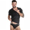Anais Men Accesories ANAIS MEN Petrol Microfiber T-Shirt S - Soft Fitted Performance Top
