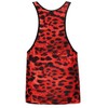 Anais Men Accesories Anais Men Savage Top XL - Raudona Microfiber, Animal Print, Sleeveless Design
