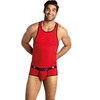 Anais Men Accesories ANAIS Men SOUL Top XL Raudona Microfiber Sleeveless Athletic Fit
