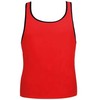 Anais Men Accesories ANAIS Men SOUL Top XL Raudona Microfiber Sleeveless Athletic Fit