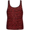 Anais Men Accesories Anais Men Tribal Top M - Raudona Microfiber Sleeveless Animal Print Shirt