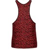 Anais Men Accesories ANAIS MEN Tribal Top S - Raudona Microfiber, Animal Print, Sleeveless