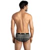 ANAIS MEN BOXER &amp; BRIEF ANAIS Men Balance Brief S Juodas-Pilkas Check Microfiber Comfort Fit