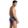 ANAIS MEN BOXER &amp; BRIEF Mėlyna Anais Men Naval Brief S - Navy Mėlyna Tulle, Sporty Fit, Satin Stripes
