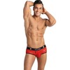Anais Men Jock ANAIS MEN Brave Jock Bikini XL Raudona Floral Lace, Open Back Design
