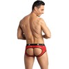 Anais Men Jock ANAIS MEN Brave Jock Bikini XL Raudona Floral Lace, Open Back Design
