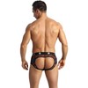 Anais Men Jock Anais Men Chill Jock Bikini XL - Juodas Mesh with Palm Print, Open Back