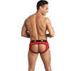 Anais Men Jock ANAIS SOUL Jock Bikini XL - Raudona Microfiber, Open Back, Comfort Fit