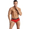 Anais Men Jock ANAIS SOUL Jock Bikini XL - Raudona Microfiber, Open Back, Comfort Fit