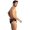 ANAIS MEN SLIP &amp; THONG ANAIS MEN EROS Slip S - Juodas Tulle, Elegant Finish, Size S