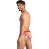 ANAIS MEN SLIP &amp; THONG ANAIS MEN Falcon Slip XL - Banana Pattern Lycra Briefs, Wide Waistband