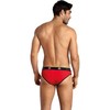 ANAIS MEN SLIP &amp; THONG ANAIS Men SOUL Slip M Raudona-Juodas Microfiber Comfort Briefs