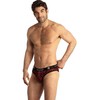 ANAIS MEN SLIP &amp; THONG ANAIS MEN Tribal Slip XL Raudona Microfiber Animal Print Briefs