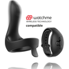 ANBIGUO Arkadio Wireless Silicone Massager for Glans &amp; Perineum, Juodas