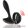 ANBIGUO Vernet Anal Plug with WatchMe Remote, 7 Modes, Silicone, Juodas