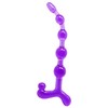 Baile Anal Baile Bendy Twist Lilac Flexible Silicone Bead System 22 cm