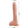 Baile Dildos BAILE Didelis dildo realistiškas netikro penio narys 28c