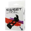 Baile For Him Baile Sweet Ring Double Rabbit Dual Vibrating Silicone Ring Juodas