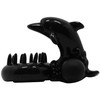 Baile For Him Baile Sweet Ring Juodas Silicone Intimate Ring with Dolphin Attachment