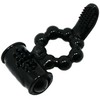 Baile For Him Baile Sweet Ring Dual-Stimulation Silicone Intimate Ring Juodas