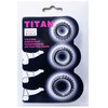 Baile For Him Baile Titan Set 3 Silicone Support Rings Juodas 28/24/19 mm