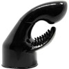 Baile Power Head Interchangeable Massager Attachment, Juodas TPR