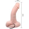 Baile Vibrators BAILE Realistinis silikoninis dildė su vibraciniu peniu