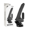 BASECOCK Vibrating Model Juodas 20 cm Remote Flexible Suction Base