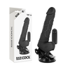 BASECOCK Juodas Vibrating Flexible Model 18.5cm Remote Control TPE