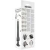 BASECOCK Remote Vibrating Model Juodas 19cm Flexible with Suction Cup
