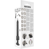 BASECOCK Remote Control Flexible Vibrating Model Juodas 19.5 cm TPE