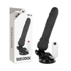 BASECOCK Remote-Controlled Vibrating Model Juodas 19.5 cm x 4 cm TPE