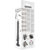 BASECOCK Remote-Controlled Vibrating Model Juodas 19.5 cm x 4 cm TPE