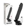 BASECOCK Remote Control Flexible Vibrating Model Juodas 20cm x 4cm