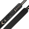Begme Black Edition BEGME Juodas Edition Premium Vegan Leather Collar with Neoprene Lining