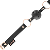 Begme Black Edition BEGME Juodas Edition Vegan Leather Breathable Ball Gag Adjustable