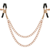 Begme Black Edition BEGME Juodas Edition Premium Adjustable Chain Nipple Clamps Nickel-Free