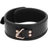 Begme Black Edition BEGME Juodas Edition Premium Vegan Leather Collar with Neoprene Lining